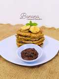 Banana Oatmeal Pancakes