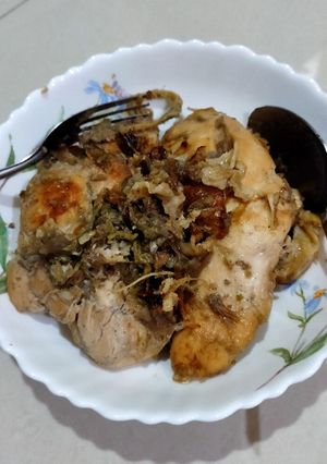 รูปของ ไก่อบกระเทียม
