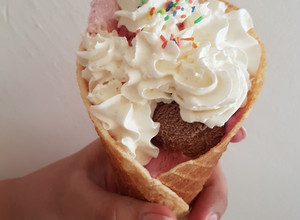 Fagyi tölcsér recept fotója