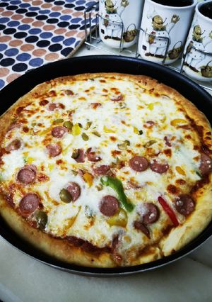 صورة لوصفة 🍕 بيتزا 🍕 😋