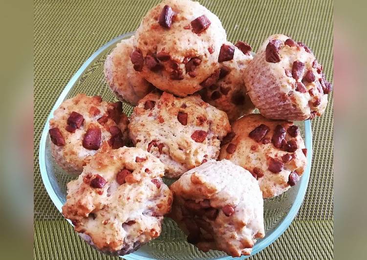 Muffin integrali con cioccolato