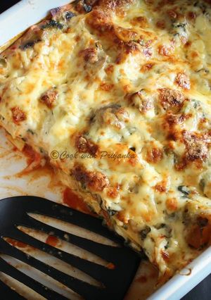A picture of Vegetable lasagna (step by step Recipe).