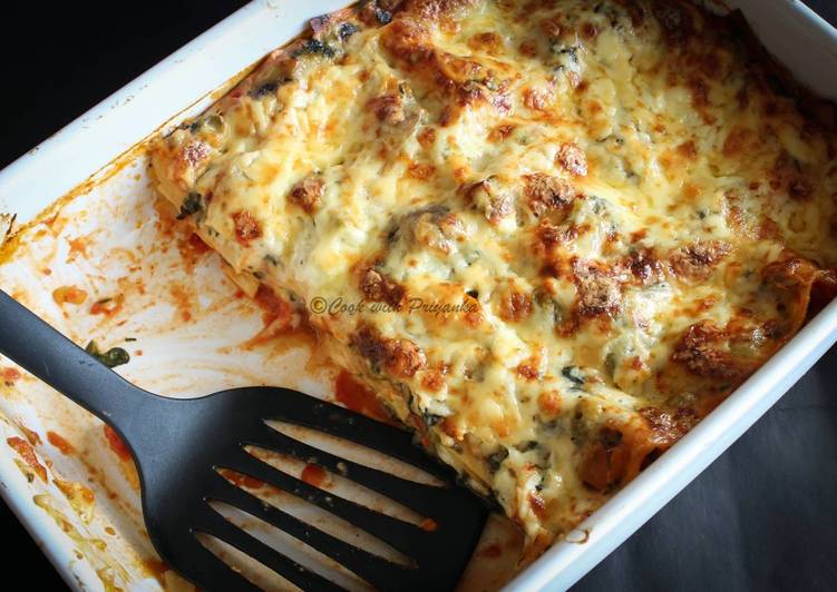 Easiest Way to Make Ultimate Vegetable lasagna (step by step Recipe)