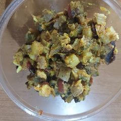A picture of Karela sabji.