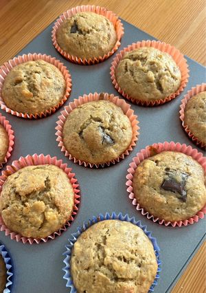 Foto resep Banana chocolate muffin