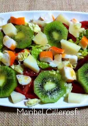 Una foto de Ensalada variada, completa y sana