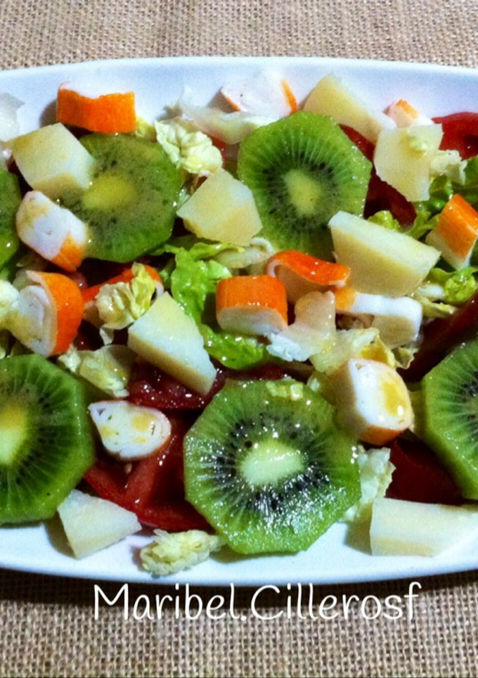 Una foto de Ensalada variada, completa y sana