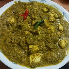 A picture of Coriander paneer.
