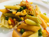 Ensalada tibia de pastas