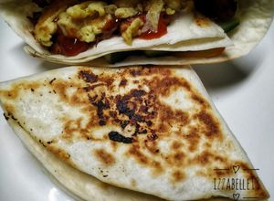 Gambar Grilled Chicken Tortilla Wraps ala TikTok