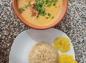 Una foto de Cazuela de mariscos 💥⚡