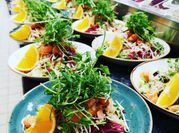A picture of poke bowls