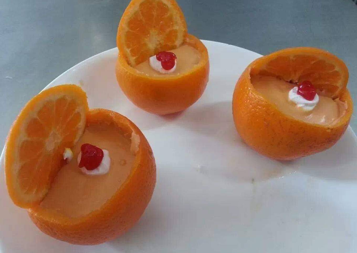 Orange mousse