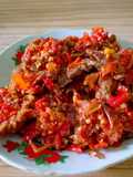 Dendeng balado simple