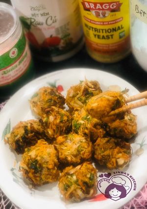 Hình của món Chả nấm rau củ.