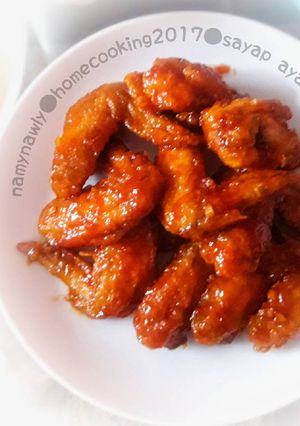 Foto resep Sayap ayam saus madu
