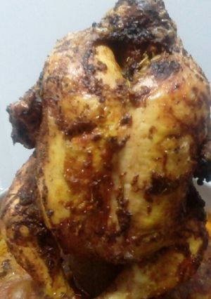 صورة لوصفة دجاجة محمرة