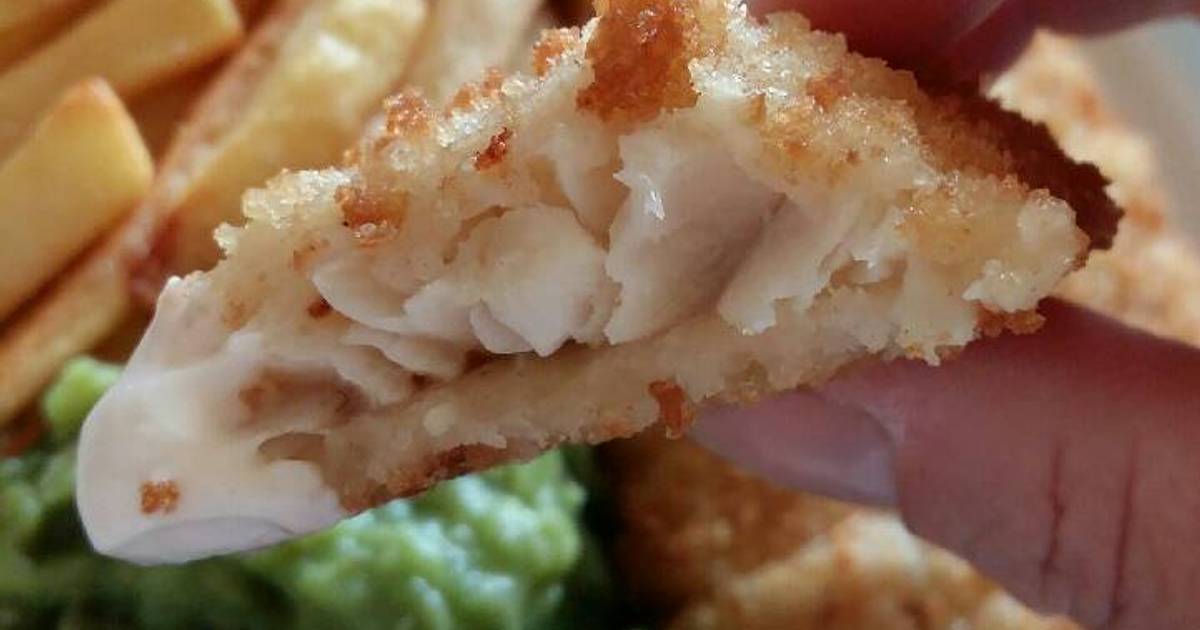 Vickys Breaded OvenFried Fish, GF DF EF SF NF Recipe by VickyJacks