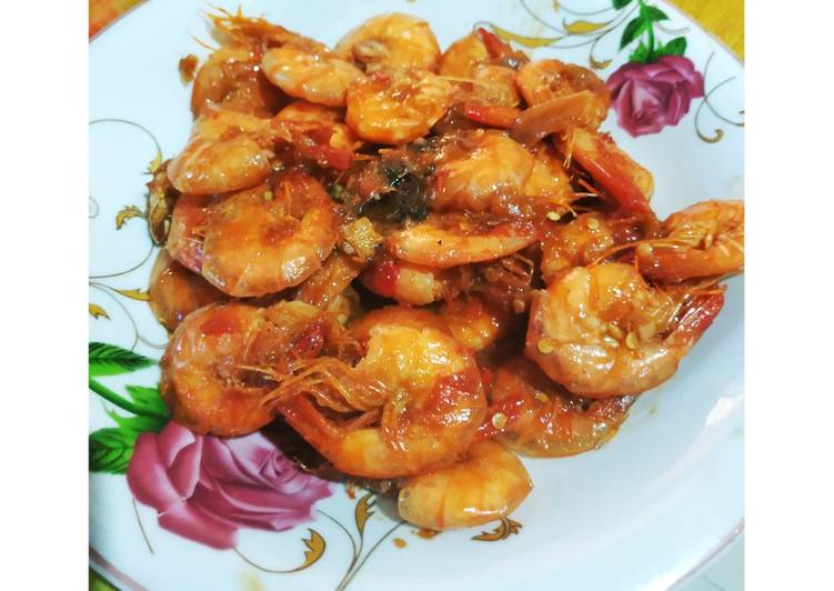 Resep Udang Goreng Saus Tiram yang Bikin Ngiler