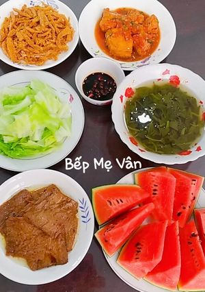 Hình của món Mâm cơm chay 05.