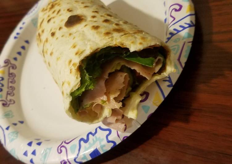 Recipe of Favorite BLT Avacado Turkey wrap