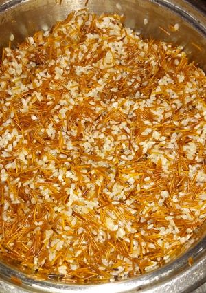 صورة لوصفة رز بالشعيرية