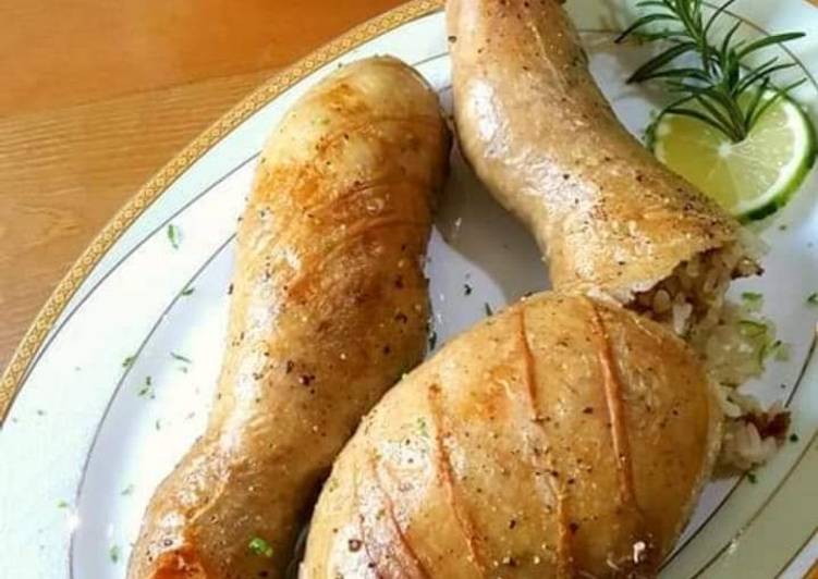 Easiest Way to Make Super Quick Homemade Kroush_and_kabwat #lamp_tripe #lamp_intestines (sausages)