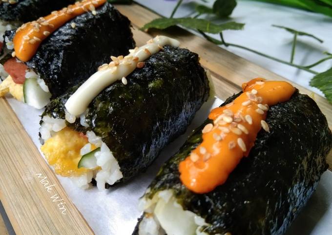 Cara bikin Kimbab ala rumahan