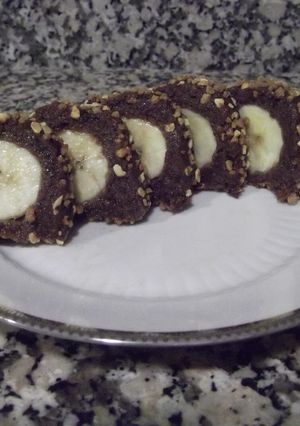 Foto principal de Rollo de plátano con pasas