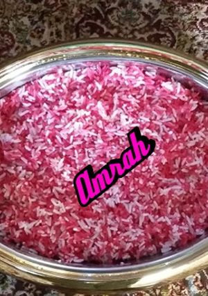 A picture of Pink rice.