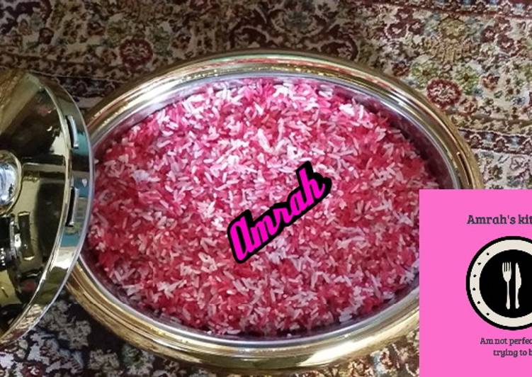 Pink rice