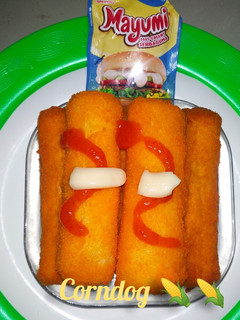 Foto resep Corndog roti tawar
