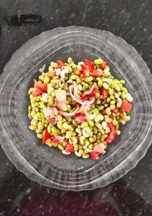Una foto de Ensalada de porotos verdes