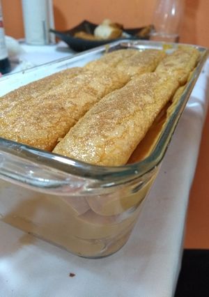 Una foto de Postre de vainillas