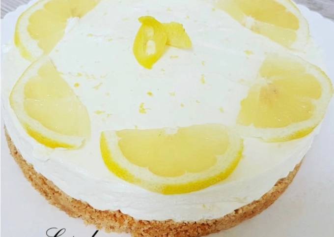 Recette Délicieux Chescake au citron sans cuisson