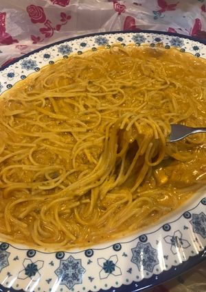 صورة لوصفة مكرونه سريعه بالتونه و الجبن (بدون تقطيع بدون خضار)