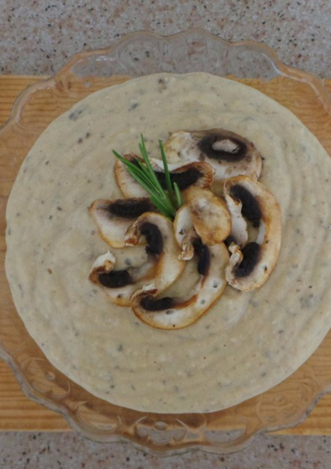 Una foto de Hummus de Champiñones al Romero