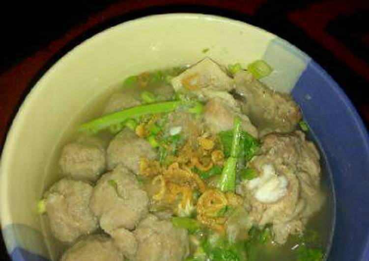 Bakso iga ala warung bakso