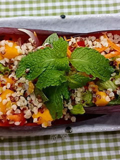 Hình của món Salad diêm mạch.