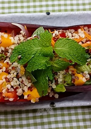 Hình của món Salad diêm mạch.