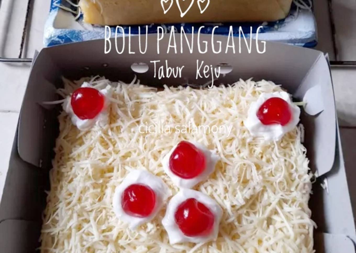 Bolu Panggang Tabur Keju