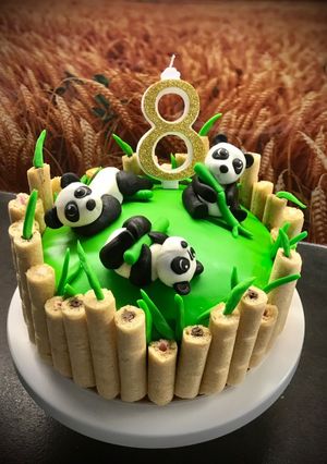 Pandás csokitorta recept fotója