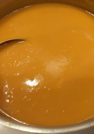 A picture of Quick pumpkin soup.