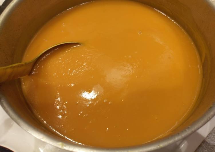 Recipe of Appetizing Quick pumpkin soup