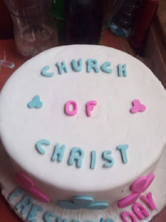 A picture of Fresher's day cake.