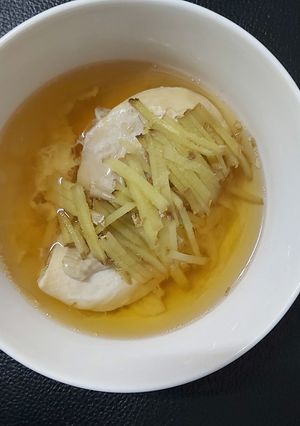 รูปของ อกไก่นึ่งขิง