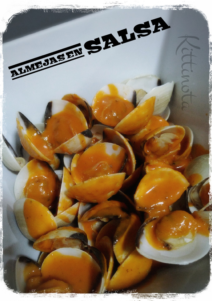 Una foto de Almejas en salsa (Thermomix)