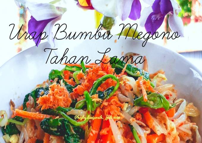 Resep: Urap Bumbu Megono Tahan Lama Menu Enak Dan Mudah Dibuat