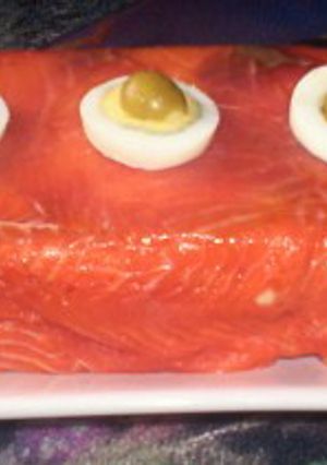 Una foto de Pastel Frío de Salmón (Navidad)