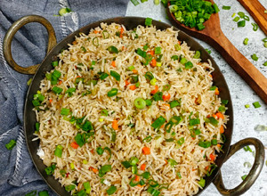 A picture of Vegetable Fried Rice.
